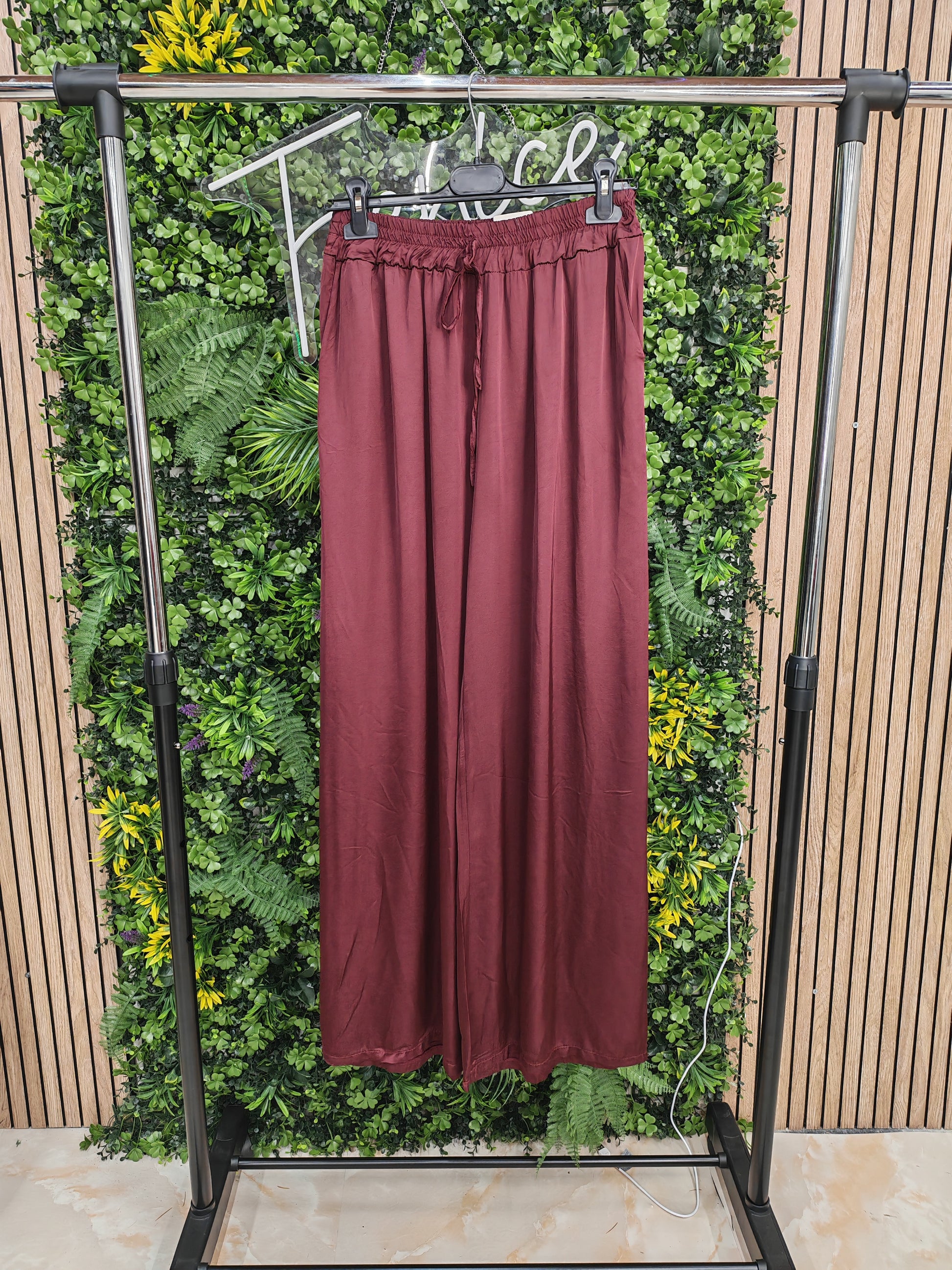 Pantalone Palazzo Bordeaux